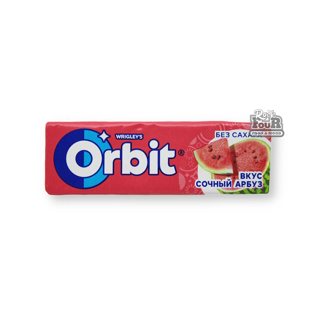 Chewing gum with watermelon flavor "Orbit" 13.6g